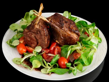 Mutton ribs in honey marinade with chili