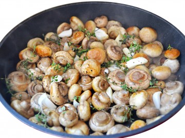 Garlic mushrooms