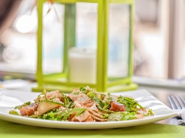 Old-time Baden style eel salad