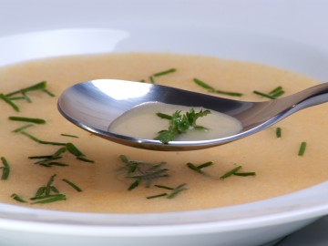 Garlic cream soup