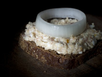 German style  chopped herring 