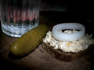 German style  chopped herring 