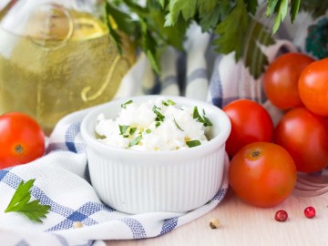 Odenwald style homemade cheese