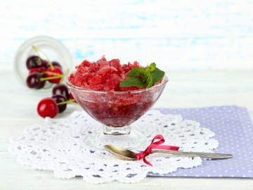 Cherry sorbet