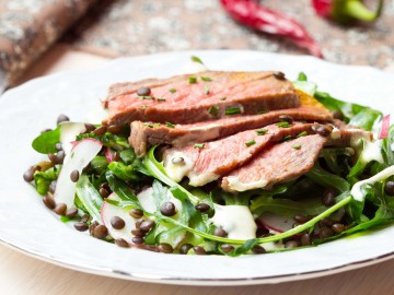 Greek style stewed pork loin